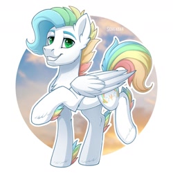 Size: 1616x1616 | Tagged: safe, artist:scheadar, imported from derpibooru, oc, oc only, pegasus, pony, solo