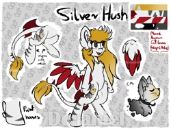 Size: 1024x772 | Tagged: safe, artist:deraniel, imported from derpibooru, oc, oc only, oc:silver hush, pegasus, pony, bipedal, female, mare, reference sheet, wings