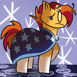 Size: 500x500 | Tagged: safe, artist:dancinragdolls, imported from derpibooru, sunburst, pony, unicorn, male, sad, solo