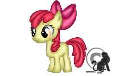 Size: 3840x2400 | Tagged: safe, artist:chanpony98, imported from derpibooru, apple bloom, earth pony, pony, female, filly, high res, solo