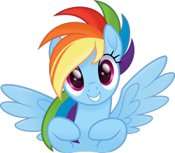 Size: 5000x4367 | Tagged: safe, artist:negatif22, imported from derpibooru, rainbow dash, pegasus, pony, my little pony: pony life, .svg available, alternate hairstyle, bust, cute, dashabetes, female, g4, g4.5, g4.5 to g4, looking at you, mare, movie accurate, portrait, simple background, smiling, solo, spread wings, transparent background, vector, wings