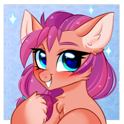 Size: 4000x4000 | Tagged: safe, artist:pesty_skillengton, imported from derpibooru, sunny starscout, earth pony, pony, cute, female, g5, heart, heart eyes, mare, my little pony: a new generation, sketch, solo, sunnybetes, wingding eyes