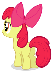Size: 1014x1384 | Tagged: safe, artist:flutterflyraptor, imported from derpibooru, apple bloom, earth pony, pony, female, filly, simple background, solo, transparent background, vector