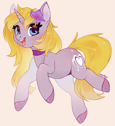 Size: 913x992 | Tagged: safe, artist:ginjallegra, imported from derpibooru, oc, oc only, pony, unicorn, female, flower, flower in hair, looking at you, male, simple background