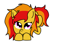 Size: 4032x3024 | Tagged: safe, artist:cocacola1012, imported from derpibooru, oc, oc only, oc:sunrise flair, pegasus, pony, simple background, solo, transparent background