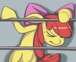 Size: 1024x831 | Tagged: safe, artist:sonicdramon, imported from derpibooru, apple bloom, earth pony, pony, female, filly, solo, sweat