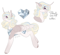 Size: 1800x1668 | Tagged: safe, artist:pokaparida, imported from derpibooru, oc, oc only, alicorn, pony, female, mare, offspring, parent:princess cadance, parent:shining armor, parents:shiningcadance, simple background, solo, transparent background