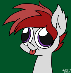 Size: 2089x2147 | Tagged: safe, artist:derpyalex2, imported from derpibooru, oc, pony, :p, derp, high res, tongue out