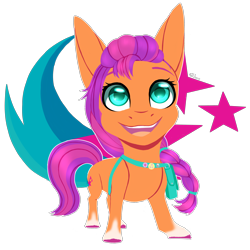 Size: 4000x4000 | Tagged: safe, artist:shkura2011, imported from derpibooru, sunny starscout, earth pony, pony, absurd resolution, g5, my little pony: a new generation, simple background, solo, transparent background