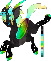 Size: 811x971 | Tagged: safe, artist:velnyx, imported from derpibooru, oc, oc only, oc:beetle, changeling, male, simple background, solo, transparent background