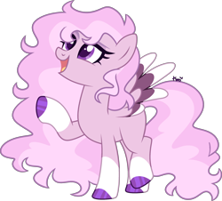 Size: 2708x2446 | Tagged: safe, artist:kurosawakuro, imported from derpibooru, oc, oc only, pegasus, pony, base used, female, high res, magical lesbian spawn, mare, offspring, parent:kerfuffle, parent:petunia petals, simple background, solo, transparent background