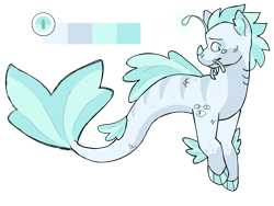 Size: 1024x768 | Tagged: safe, artist:smallhyenas, imported from derpibooru, oc, oc only, merpony, seapony (g4), blue mane, blue tail, fins, fish tail, flowing tail, gills, glowing, simple background, smiling, solo, tail, transparent background