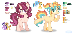 Size: 3864x1800 | Tagged: safe, artist:purplepotato04, imported from derpibooru, applejack, feather bangs, rainbow dash, twilight sparkle, oc, alicorn, earth pony, pony, unicorn, female, magical lesbian spawn, mare, offspring, parent:applejack, parent:feather bangs, parent:rainbow dash, parent:twilight sparkle, parents:appledash, simple background, transparent background, twilight sparkle (alicorn)