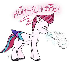 Size: 5258x4776 | Tagged: safe, artist:anyponedrawn, imported from derpibooru, zipp storm, pegasus, pony, absurd resolution, colored, eyes closed, female, g5, mare, my little pony: a new generation, nostrils, png, simple background, sneeze cloud, sneezing, spit, transparent background