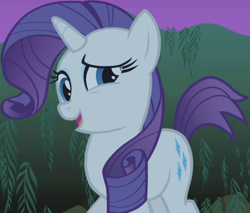 Size: 1151x980 | Tagged: safe, imported from derpibooru, screencap, rarity, pony, unicorn, friendship is magic, season 1, dreamworks face, female, mare, open mouth, open smile, short tail, smiling, solo, tail