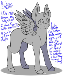 Size: 1552x1870 | Tagged: safe, artist:sketchytwi, imported from derpibooru, oc, oc only, alicorn, pony, alicorn oc, bald, base, horn, simple background, solo, transparent background, wings