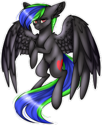 Size: 734x894 | Tagged: safe, artist:sketchytwi, imported from derpibooru, oc, oc only, pegasus, pony, ear fluff, ear piercing, pegasus oc, piercing, rearing, simple background, solo, transparent background