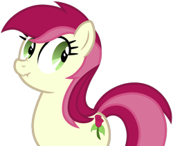 Size: 1930x1630 | Tagged: safe, alternate version, artist:roseluck, imported from derpibooru, roseluck, earth pony, pony, character swap, female, inkscape, liar face, mare, scrunchy face, show accurate, shrunken pupils, simple background, solo, tail, three quarter view, transparent background, vector