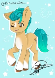 Size: 1146x1614 | Tagged: safe, artist:marukuro, imported from derpibooru, hitch trailblazer, earth pony, pony, g5, male, my little pony: a new generation, solo, stallion