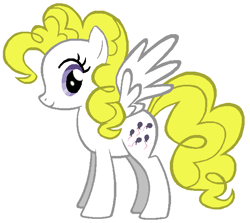 Size: 608x542 | Tagged: safe, artist:durpy, artist:therainbowkingdom69, imported from derpibooru, surprise, pegasus, pony, adoraprise, cute, female, g1, g1 to g4, g4, generation leap, mare, simple background, smiling, white background