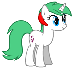 Size: 648x593 | Tagged: safe, artist:therainbowkingdom69, imported from derpibooru, gusty, pony, unicorn, cute, female, g1, g1 to g4, g4, generation leap, gustybetes, mare, simple background, smiling, white background