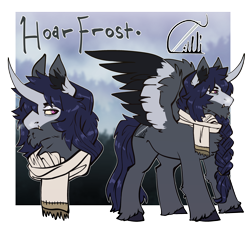 Size: 3000x2700 | Tagged: safe, artist:jeshh, imported from derpibooru, oc, oc only, oc:hoar frost, alicorn, pony, high res, male, reference sheet, solo, stallion