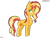 Size: 960x720 | Tagged: safe, artist:madlilon2051, imported from derpibooru, sunset shimmer, pony, unicorn, equestria girls, chest fluff, ear fluff, eyelashes, female, horn, mare, simple background, smiling, solo, transparent background