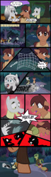 Size: 1280x4428 | Tagged: safe, artist:mr100dragon100, imported from derpibooru, oc, oc:thomas the wolfpony, comic:a king's journey home, comic, dark forest au's dracula, dark forest au's phantom of the opera (erik), forest, garlic, net