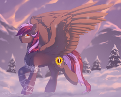 Size: 2500x2000 | Tagged: safe, artist:anku, imported from derpibooru, oc, oc only, pegasus, pony, high res, large wings, solo, wings