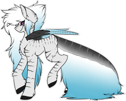 Size: 2003x1607 | Tagged: safe, artist:sketchytwi, imported from derpibooru, oc, oc only, pegasus, pony, black sclera, colored hooves, pegasus oc, raised hoof, simple background, smiling, transparent background, wings