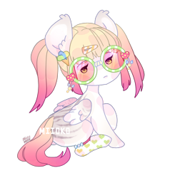 Size: 1510x1584 | Tagged: safe, artist:miioko, imported from derpibooru, oc, oc only, pegasus, pony, base used, clothes, ear fluff, glasses, pegasus oc, simple background, socks, solo, transparent background, wings