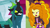 Size: 1920x1080 | Tagged: safe, edit, edited screencap, imported from derpibooru, screencap, adagio dazzle, queen chrysalis, changeling, changeling queen, equestria girls, equestria girls series, sunset's backstage pass!, the ending of the end, spoiler:eqg series (season 2), angry, comparison, female, music festival outfit, ultimate chrysalis