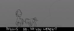 Size: 1400x587 | Tagged: safe, imported from derpibooru, screencap, sprout cloverleaf, earth pony, pony, unicorn, spoiler:g5, spoiler:my little pony: a new generation, alternate ending, g5, my little pony: a new generation, phyllis cloverleaf, storyboard