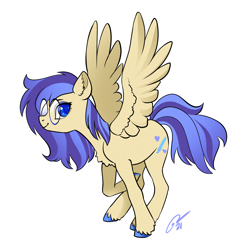 Size: 3408x3453 | Tagged: safe, artist:opalacorn, imported from derpibooru, oc, oc only, pegasus, pony, chest fluff, glasses, high res, simple background, solo, white background