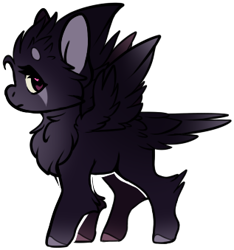 Size: 317x339 | Tagged: safe, artist:sketchytwi, imported from derpibooru, oc, oc only, pegasus, pony, base used, chest fluff, heart eyes, pegasus oc, simple background, solo, transparent background, wingding eyes, wings