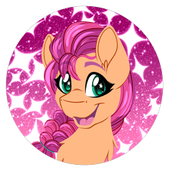 Size: 1250x1270 | Tagged: safe, artist:missbramblemele, imported from derpibooru, sunny starscout, earth pony, pony, :3, bust, esophagus, g5, my little pony: a new generation, open mouth, portrait, solo