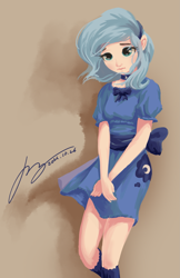 Size: 1751x2704 | Tagged: safe, artist:musical ray, imported from derpibooru, princess luna, human, female, humanized, solo, woona, younger
