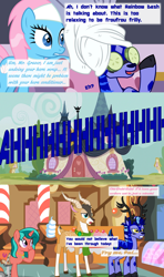 Size: 880x1485 | Tagged: safe, artist:mlp-trailgrazer, imported from derpibooru, lotus blossom, oc, oc:ripple effect, oc:tiandaga, oc:trail grazer, gazelle, pony, comic