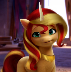 Size: 712x719 | Tagged: safe, artist:summer2002, edit, edited screencap, imported from derpibooru, screencap, sunset shimmer, pony, unicorn, equestria girls, spoiler:my little pony: a new generation, female, g4 to g5, g5, my little pony: a new generation