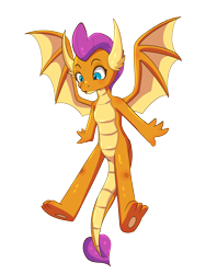 Size: 7500x10000 | Tagged: safe, artist:chedx, imported from derpibooru, smolder, dragon, :o, absurd resolution, dragoness, female, flying, full body, open mouth, simple background, solo, spread wings, surprised, transparent background, wings