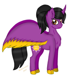 Size: 656x702 | Tagged: safe, artist:madlilon2051, imported from derpibooru, oc, oc only, oc:sundrop, alicorn, pony, alicorn oc, chest fluff, colored wings, ear fluff, eyelashes, female, horn, mare, simple background, transparent background, two toned wings, unshorn fetlocks, wings