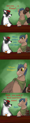 Size: 985x3962 | Tagged: safe, artist:theenderrebel, imported from derpibooru, oc, pegasus, pony, wolf, spoiler:comic, pegasus oc, wolves