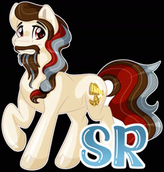 Size: 1600x1679 | Tagged: safe, artist:missbramblemele, imported from derpibooru, oc, oc only, earth pony, pony, black background, male, simple background, solo, stallion