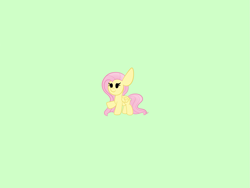 Size: 1439x1080 | Tagged: safe, artist:sugarcloud12, imported from derpibooru, fluttershy, pony, green background, simple background, solo