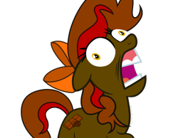 Size: 1472x1142 | Tagged: safe, artist:kaitykat117, imported from derpibooru, oc, oc only, oc:cocoa nut(kaitykat), earth pony, pony, base used, derp, funny, no context, simple background, solo, transparent background, vector