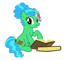 Size: 2000x1890 | Tagged: safe, artist:kaitykat117, imported from derpibooru, oc, oc only, oc:novella chronicle(kaitykat), pony, base used, book, disabled, simple background, solo, transparent background, vector