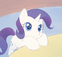 Size: 2461x2253 | Tagged: artist needed, source needed, safe, imported from derpibooru, rarity, pony, unicorn, cute, female, filly, filly rarity, high res, raribetes, solo, younger