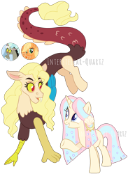 Size: 2208x3024 | Tagged: safe, artist:interstellar-quartz, imported from derpibooru, oc, draconequus, hybrid, pony, unicorn, female, high res, interspecies offspring, mare, offspring, parent:applejack, parent:discord, parents:applecord, simple background, transparent background