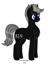 Size: 720x960 | Tagged: safe, artist:madlilon2051, imported from derpibooru, oc, oc only, earth pony, pony, chest fluff, earth pony oc, male, simple background, solo, stallion, transparent background