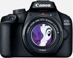 Size: 882x706 | Tagged: safe, artist:karadeg, imported from derpibooru, rarity, pony, unicorn, canon (camera), joke, solo, zoom lens